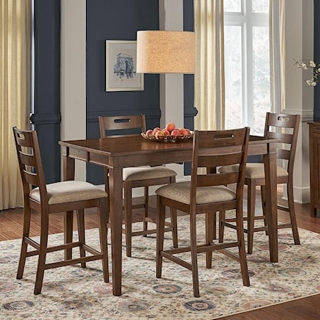 5-Piece Counter Height Table and Stool Set